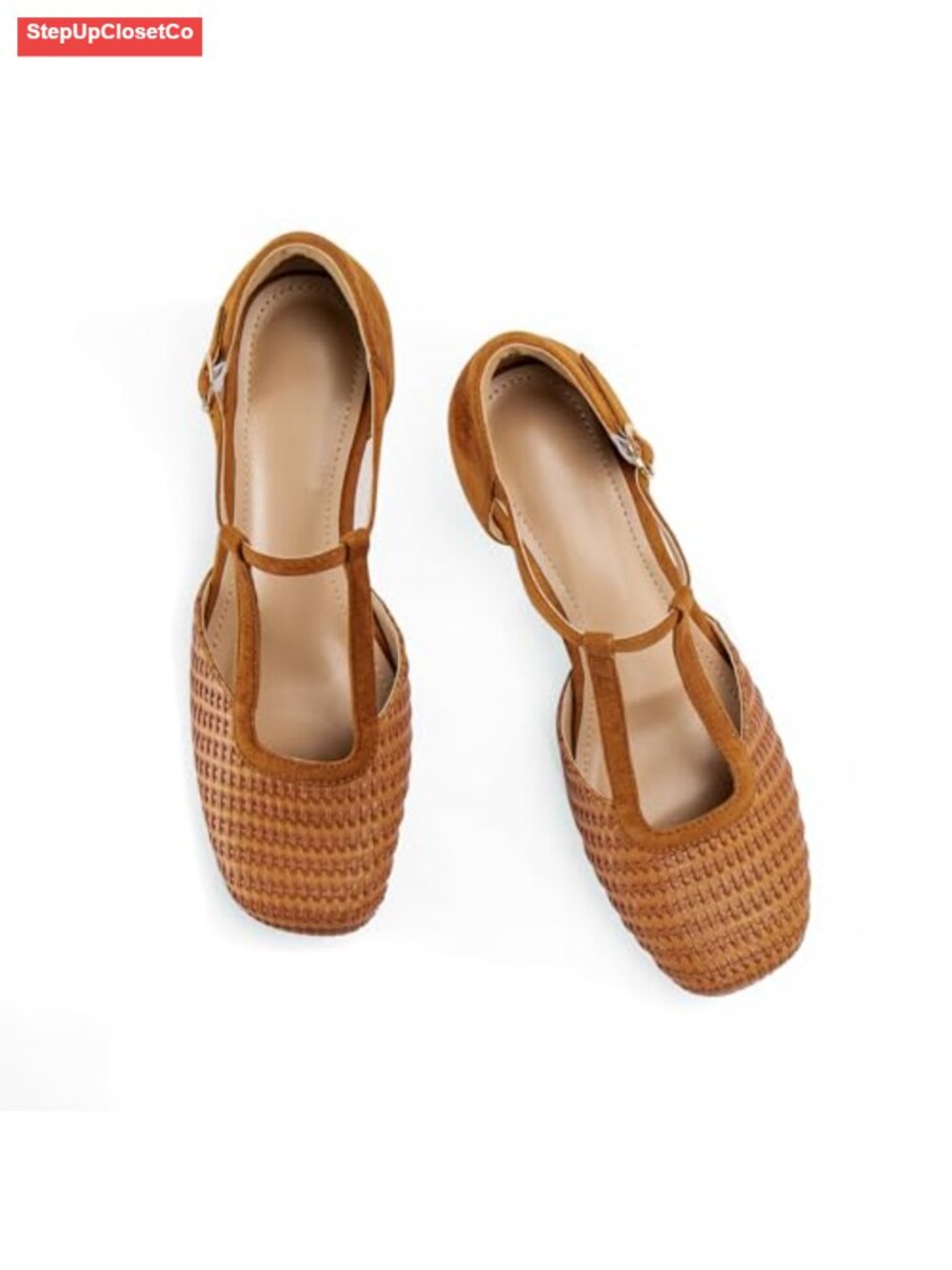Women's Chunky Low Heel Square Toe Mary Jane Pumps Dress Shoes Wide Feet